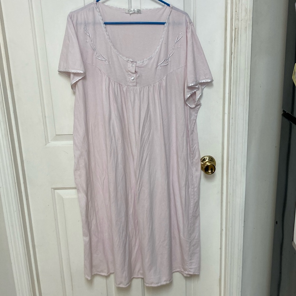 Xxl nightgown pale pink